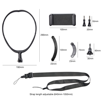 Support de téléphone en U pour le cou, accessoires de caméra sportive, support mains libres pour prise de vue en première personne, support de fixation pour téléphone portable