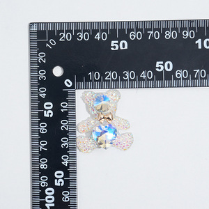 Accesorios de Cristal de Resina con Cabeza de Oso, Conejo y Mickey Mouse, Decoraciones Infantiles para Lazos y Horquillas para el Cabello - Product Image 4
