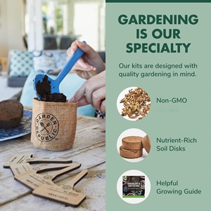 Kit di coltivazione fai da te all'ingrosso per la coltivazione di erbe regali di giardinaggio personalizzati Mini Kit da giardino al coperto <span class=keywords><strong>Cactus</strong></span> e piante succulente - Product Image 3