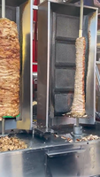Couteau à viande turque électrique commercial Fajiduo avec lame en acier inoxydable 110-220V