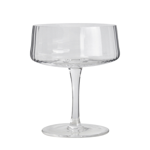 Verre à cocktail coupe en cristal sans plomb, finition claire côtelée, pour Martini, Margarita, mariage, fête, bar - Vente en gros - Product Image 6