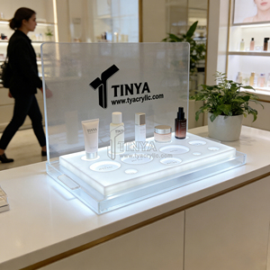 Présentoirs de Comptoir Tinya en PMMA pour Maquillage avec Logo et Éclairage LED – Supports en Acrylique de Luxe Personnalisés pour Magasins de Détail et Boutiques de Cosmétiques - Product Image 2
