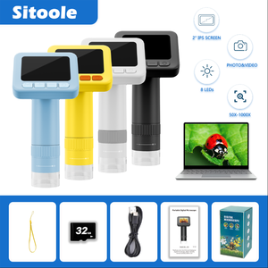 Mikroskop Pembelajaran STEM Portabel Layar Warna 2 Inci Pembesaran 1000X untuk Eksplorasi Anak-Anak - Product Image 6