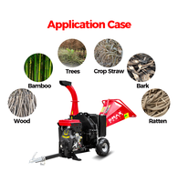 Hete verkoop 27PK DR-GS-27SF Hydraulische Aangedreven Benzine Mobiele Houtversnipperaar/Schredder Machine Houtversnipperaar