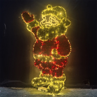 Luces Navideñas LED Personalizadas de 220V para Exteriores con Motivo Festivo, Letrero Luminoso 2D IP65 para Decoración de Paisajes y Bodas