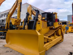 รถดันดินมือสอง Caterpillar D6R ราคาถูก รถดันดินไฮดรอลิกแบบตีนตะขาบ CAT D6R พร้อมใบมีด U สำหรับงานดิน ขาย - Product Image 2