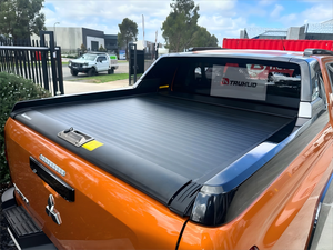 ฝาปิดกระบะท้ายแบบม้วนเก็บได้ สำหรับรถยนต์มิตซูบิชิ แอล200 ไทรทัน ปี 2015-2023 ผลิตจากอลูมิเนียมอัลลอย กันน้ำ พร้อมระบบล็อค - Product Image 3