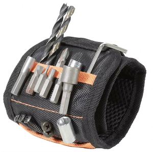Sangle de poignet magnétique pour outils, en nylon 100%, pour maintenir les objets, sacoche de poignet magnétique portable personnalisée - Product Image 3