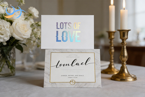 Invitación de Boda Floral Atemporal Personalizada y Juego de Tarjetas de Confirmación, Tarjetas de Felicitación de Papel de Algodón <span class=keywords><strong>con</strong></span> Impresión Offset - Product Image 5