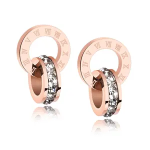 Elegant Noble Girlish Manufacture Fashion Zircon Jewelry Diamond Earring