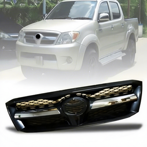 YBJ กระจังหน้าสำหรับรถยนต์, กระจังหน้าสีดำด้าน SR5 MK6 2005-2008ตะแกรง53100-0K010 OEM - Product Image 4