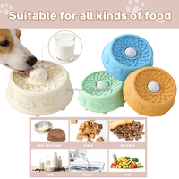 Balle roulante en silicone pour animaux de compagnie 2026 : Distributeur lent de friandises liquides pour chiens, bol à lécher pour l'enrichissement