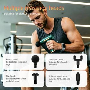 Pistolet de massage professionnel portatif à percussion pour tissus profonds, stimulateur musculaire haute puissance pour la récupération musculaire de tout le corps - Product Image 3