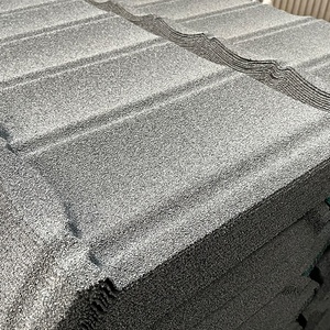 Tejas decorativas para techos planos, tejas metálicas con revestimiento de piedra - Product Image 4