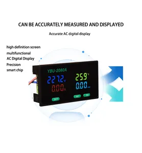 D85-2042a 200a schermo a colori doppio Display a doppio colore Lcd digitale Ac voltmetro Display digitale amperometro D85-2042a