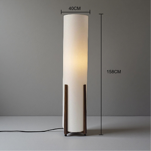 Lampadaire LED Zen Atmosphere avec Style Minimaliste Rétro pour Décor de Salon et de Chambre Base E26 - Product Image 3