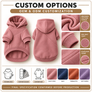 Sweat-shirt à capuche pour chien, pull en polaire doux, sweat-shirt à capuche pour bouledogue français, tenue quotidienne pour chiens de petite et moyenne taille - Product Image 2