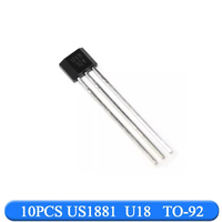 10PCS/lot SS49E OH49E A3144E SS40AF SS41F SS495A US1881 UGN3503 OH137 ATS276 Hall element Hall sensor Hall effect sensor TO-92