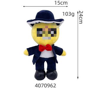 Peluche Orso Selvaggio Chaos, Giocattolo Morbido Blu Ricamato, Misure Personalizzate, Decorazione per la Stanza, Regalo di Natale per Fan - Product Image 2