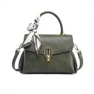 Wholesale Spring/<b>Summer</b> Portable PU Lychee Pattern Fashion Women's Luxury Hand-Carry Shoulder Crossbody <b>Handbags</b> Zipper Closure - Product Image 1