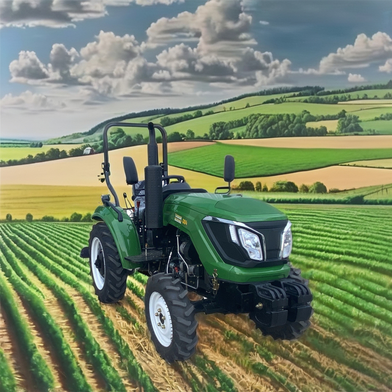 Economical 30HP 4WD Farm Tractor Rotary