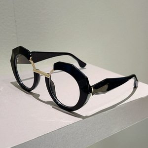 Nuovi <span class=keywords><strong>Occhiali</strong></span> da Vista 2026 con Montatura Irregolare in Metallo, Decorativi e Piatti, per Donne, Trendy e Originali con Motivi Geometrici, Anti-<span class=keywords><strong>Luce</strong></span> <span class=keywords><strong>Blu</strong></span> - Product Image 3