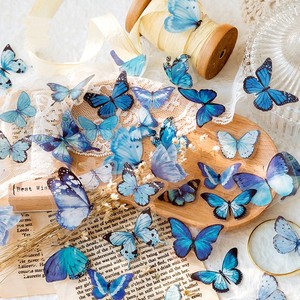 Nouveautés 3D PET papillons décor or papillon Floral design gâteau décoration approvisionnement joyeux anniversaire mariage Topper - Product Image 2