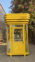 Offre Spéciale : Poste de Garde Hongqi 1020 – Cabine de Sécurité Préfabriquée en Acier, Conception Chinoise, Étanche, Résistante au Vent, Portable