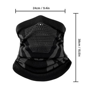 Cycle Face Cover Neck Gaiter Transpirable Estirable Absorbe la humedad Cálido a prueba de viento Bloqueador solar Senderismo Escalada Correr - Product Image 2
