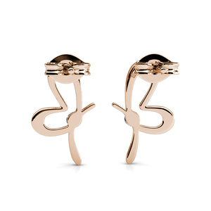 Vendita calda unica <span class=keywords><strong>orecchini</strong></span> a fiocco fortunato con cristalli <span class=keywords><strong>Swarovski</strong></span> in ottone di alta qualità per le donne anniversario di compleanno - Product Image 5