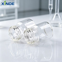 Flacons en verre médical transparents XINDE, flacons en verre pharmaceutique vides pour injection