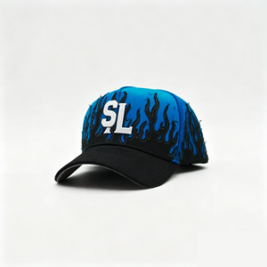 Gorras de Béisbol de 5 Paneles con Bordado Original de Barbas Hats Manufacturer, Gorras Deportivas con Efecto Desgastado, Gorras Personalizadas Barbas Hats - Product Image 3
