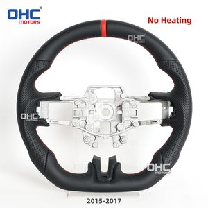 Volant à LED en fibre de carbone pour <span class=keywords><strong>Mustang</strong></span> <span class=keywords><strong>Gt</strong></span> Ecoboost <span class=keywords><strong>Gt</strong></span> Shelby Gt350 <span class=keywords><strong>2015</strong></span>-2017 2018-2023 Cuir perforé - Product Image 6