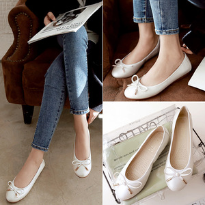 Летние женские балетки из искусственной кожи - Product Image 2