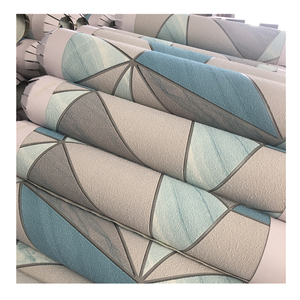 3D Wall Decor Wallpaper Rolls Office Home Interior Wallpaper Modern Velvet Flock 5D Wallpaper - Product Image 6