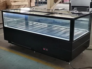 Siêu thị thực phẩm đông lạnh đảo Tủ đông khuyến mãi hiển thị tủ đông với nhiệt độ gấp đôi - Product Image 3