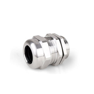 Prensaestopas de Acero Inoxidable Indeter 20-63mm IP65 con Conexión de Rosca Externa para Protección de Cables - Product Image 1