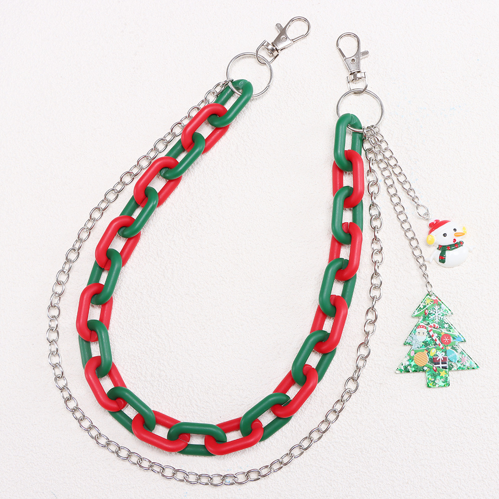 โซ่กางเกงอะคริลิคคริสต์มาส 2 ชั้น