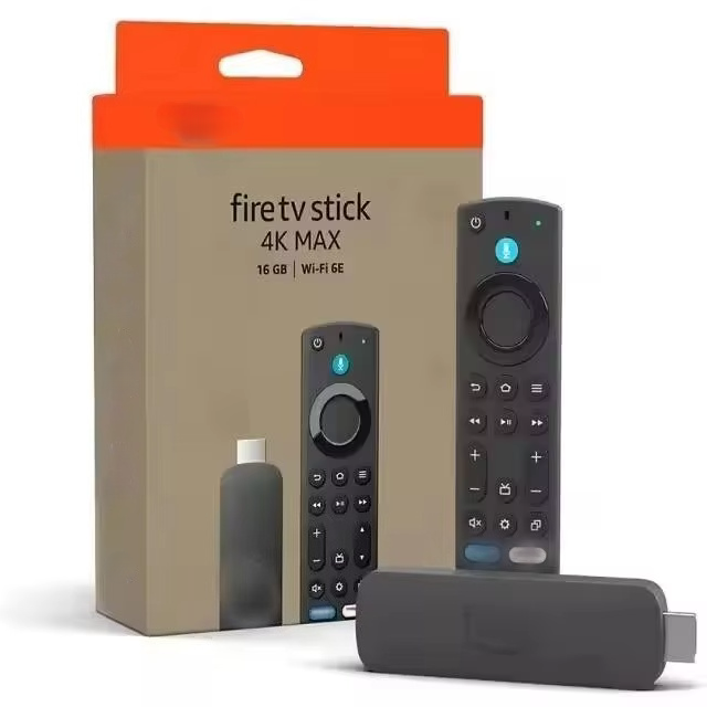 Ama zon Fiire TV Stick 4K Max (Newest gen), supports Wi-Fi 6E, Ambient Experience