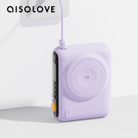 SOLOVE personnalisé Mini 2 en 1 USB sans fil Power Bank chargeurs de téléphone en gros