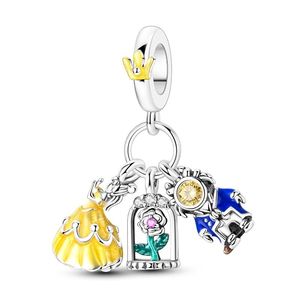 Accesorios y Joyería de Cadena de Mano para Niños con Cuentas de Plata y Circones, Estilo Pan Family, Personajes de Dibujos Animados - Product Image 5