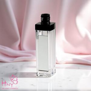 Brillo de labios transparente con luz LED y tapa de rosca de espejo Plástico 9ml Capacidad Etiqueta privada - Product Image 4