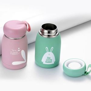 Botol Mini 320ml Lucu Portabel Termos Mug Stainless Steel Cangkir Isolasi Vakum Botol Air Untuk Anak Perempuan - Product Image 3