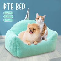 Coussin chaud rond Donut personnalisé avec housse en fausse fourrure et rembourrage en Nylon Durable coussin de Catpet pour chiens