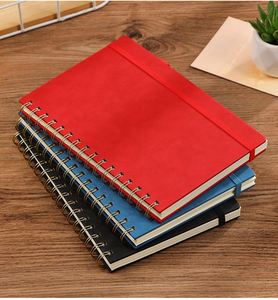 Promotion en gros : Carnet de notes A5 personnalisé en cuir PU avec spirale, idéal pour le bureau, avec logo - Product Image 1