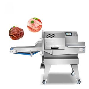 Trancheuse à viande commerciale automatique, trancheuse à fromage multifonctionnelle, trancheuse à bacon, trancheuse à jambon, trancheuse à charcuterie, trancheuse à bœuf cuit, machine à trancher la viande - Product Image 1