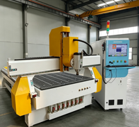Routeur CNC à tête oscillante 4 axes haute précision pour le travail du bois, machine de sculpture sur bois multi-angles