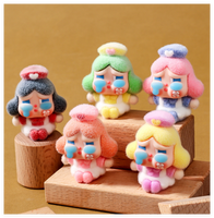 Figurine miniature 3D en résine, fée pleureuse, bébé, amour, sculpture de fille, maison de poupée, jeu de rôle, décoration de gâteau, sac surprise, jouets pour enfants