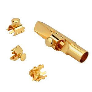 Accesorios para saxofón Mi bemol <span class=keywords><strong>Alto</strong></span> Agudos Saxofón tenor <span class=keywords><strong>Boquilla</strong></span> de cabeza de flauta de <span class=keywords><strong>metal</strong></span> - Product Image 1