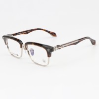Vente en gros de montures de lunettes correctrices en verre pour hommes et femmes, style antique, multifocales, personnalisables, pour maquillage féminin, par un grossiste du Guangdong